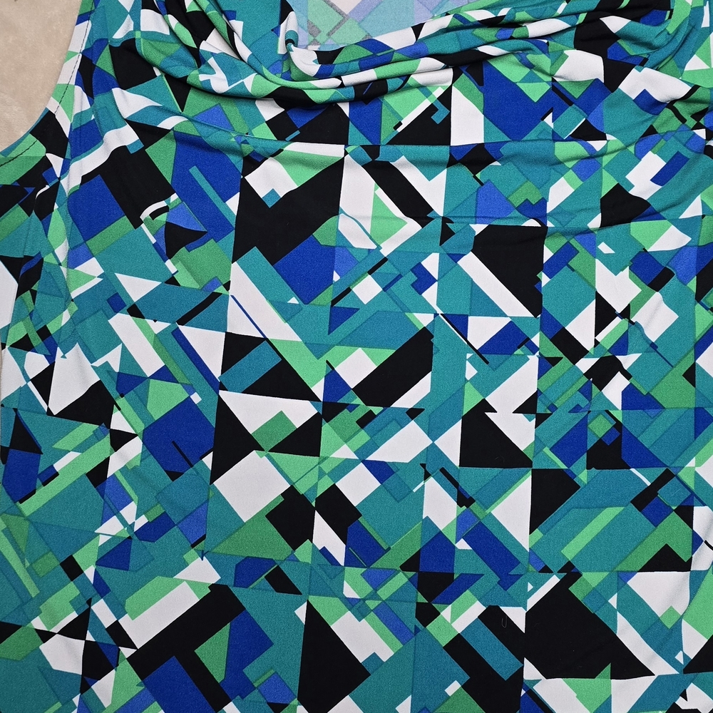 Calvin Klein Multicolor Geometric Top